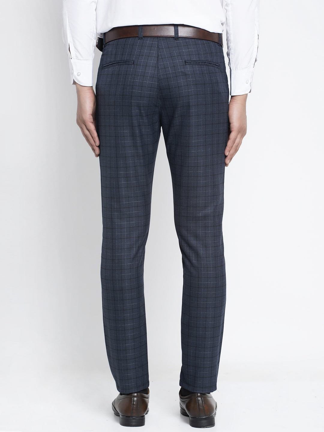 Jainish Men's Black Formal Trousers ( FGP 263Charcoal ) | Grocsy