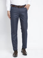 Jainish Men's Navy Formal Trousers ( FGP 264Navy ) | Grocsy