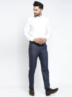Jainish Men's Navy Formal Trousers ( FGP 264Navy ) | Grocsy