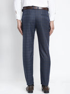Jainish Men's Navy Formal Trousers ( FGP 264Navy ) | Grocsy