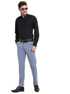 Jainish Men's Grey 4-Way Lycra Tapered Fit Trousers ( FGP 269Grey ) | Grocsy