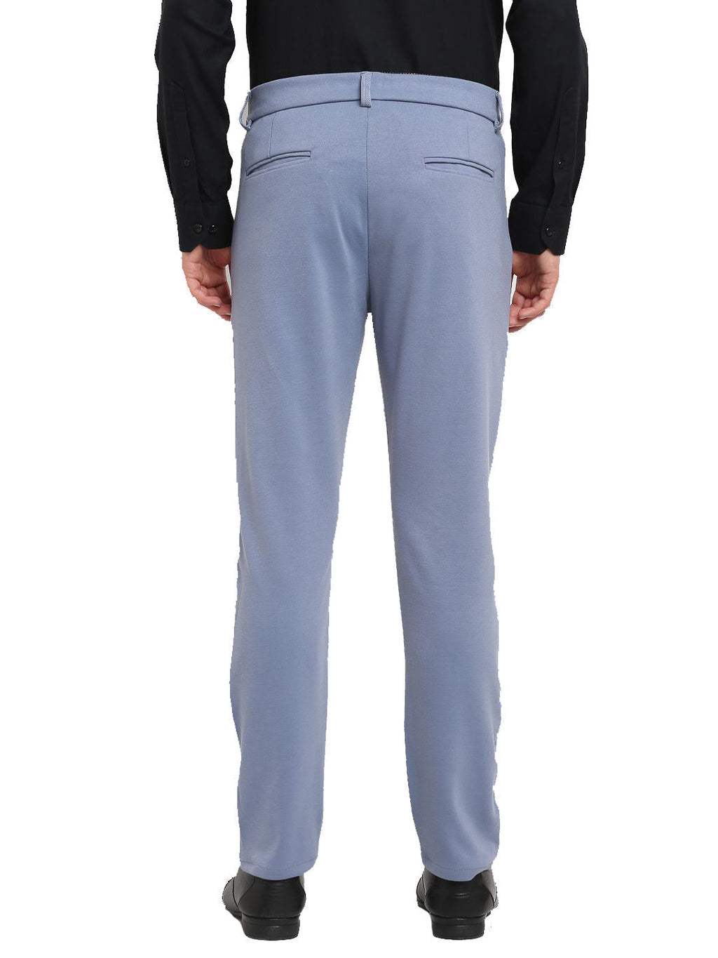 Jainish Men's Grey 4-Way Lycra Tapered Fit Trousers ( FGP 269Grey ) | Grocsy