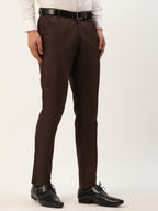 Jainish Men's Coffee Checked Formal Trousers ( FGP 270 Coffee ) | Grocsy