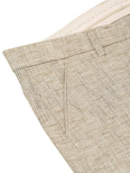 Jainish Men's Beige Linan Cotton Formal Trousers ( FGP 273 Beige ) | Grocsy