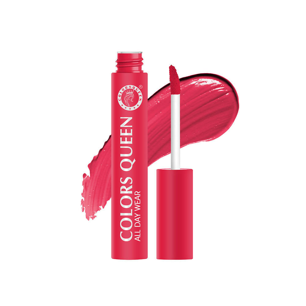 Colors Queen All Day Wear Liquid Lipstick - Pinky Spice | Grocsy