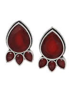 Teardrop Shaped Studs Earrings for Women & Girls By House of Ree - Swadesiicart