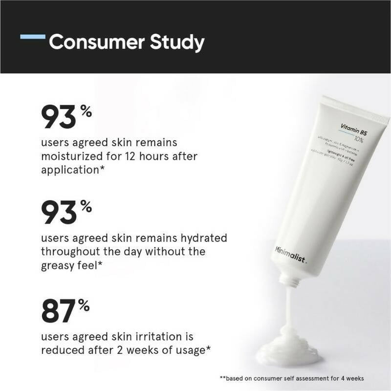 Minimalist 10% Vitamin B5, Oil-Free Moisturizer | Grocsy