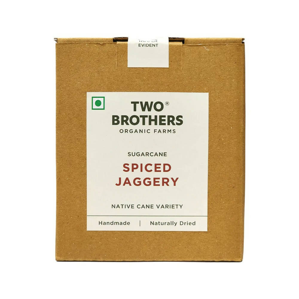 Two Brothers Organic Farms Spiced Jaggery | Grocsy