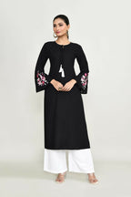 Joban Fashion Black Rayon Tunic | Grocsy