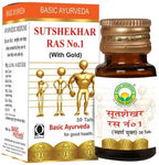 Basic Ayurveda Sutshekhar Ras No.1 (With Gold) Tablets | Grocsy