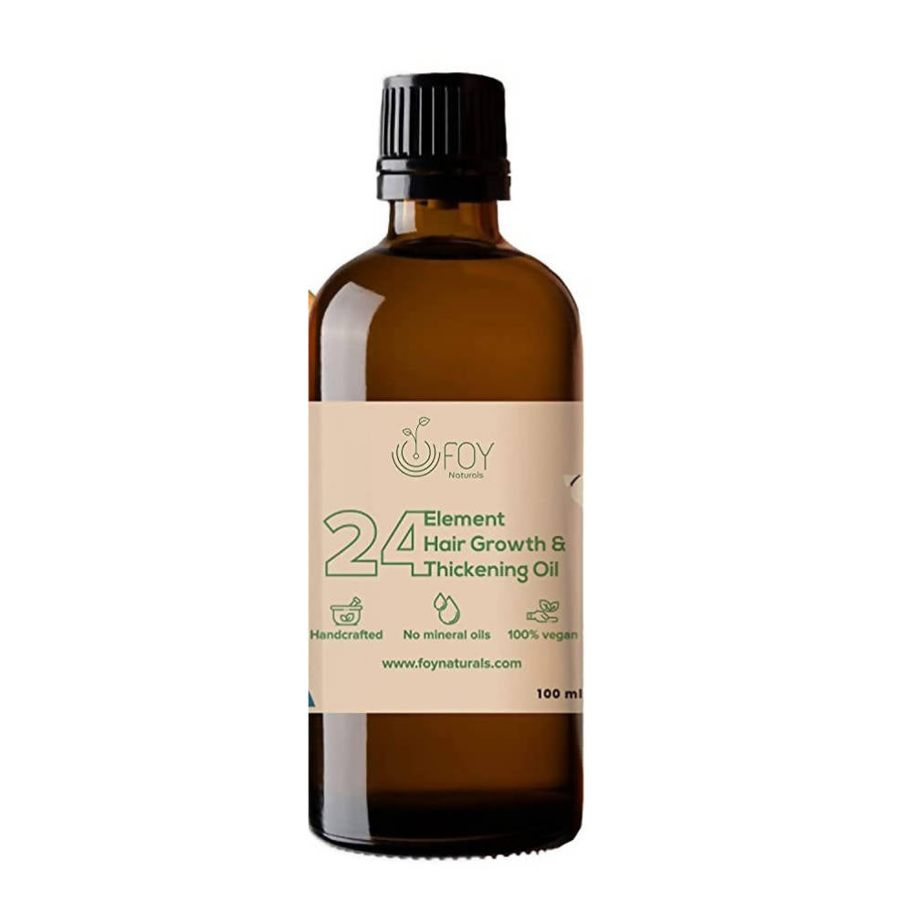 FOY Naturals 24 Element Hair Growth & Thickening Hair Oil | Grocsy