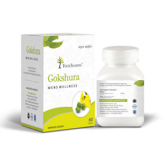 Four Seasons Gokshura Mens Wellness Tablet | Grocsy
