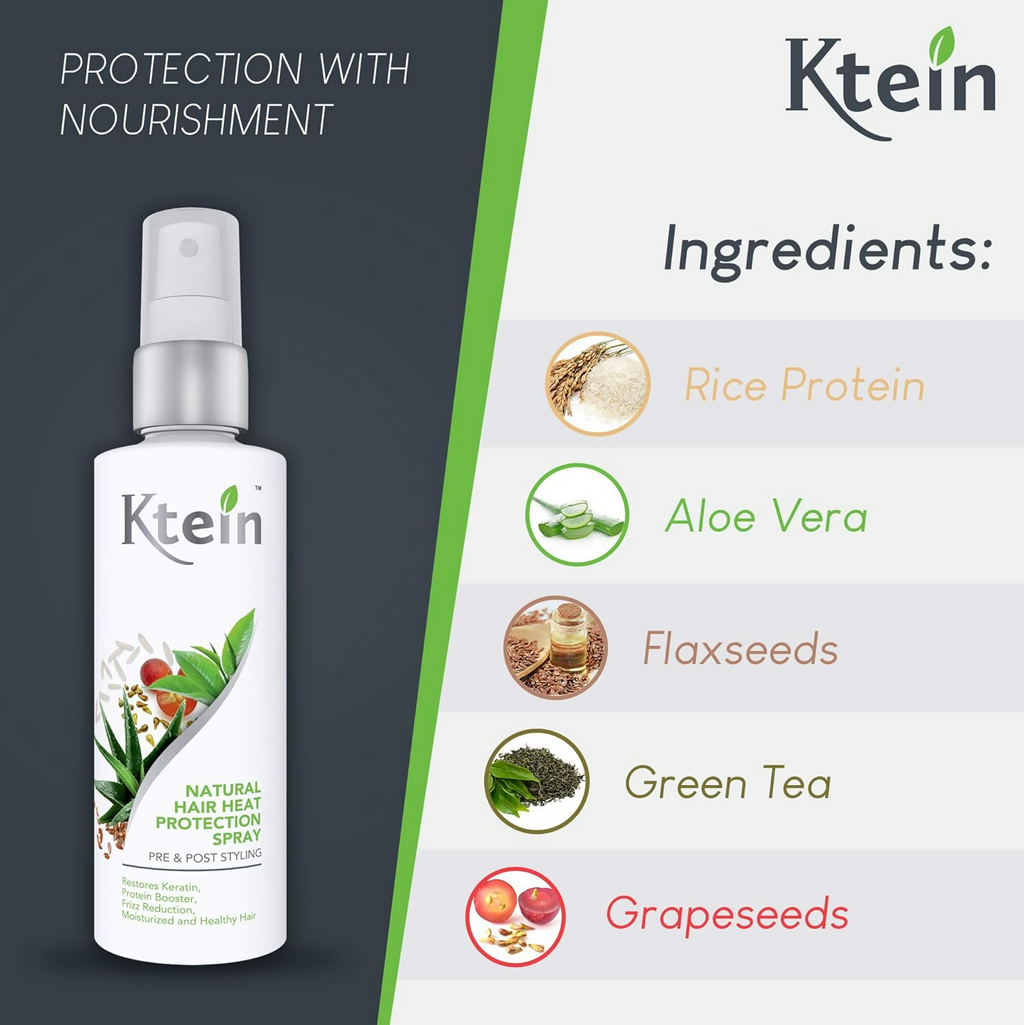 Ktein Natural Hair Heat Protection Spray | Grocsy
