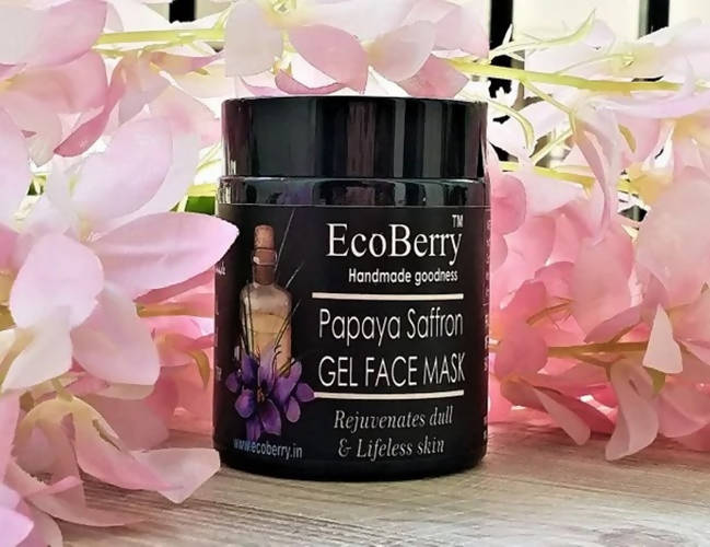 Ecoberry Papaya Saffron Gel Face Mask | Grocsy