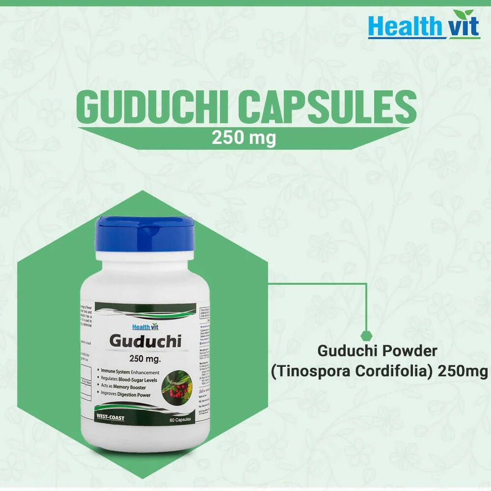 Healthvit Guduchi Capsules | Grocsy
