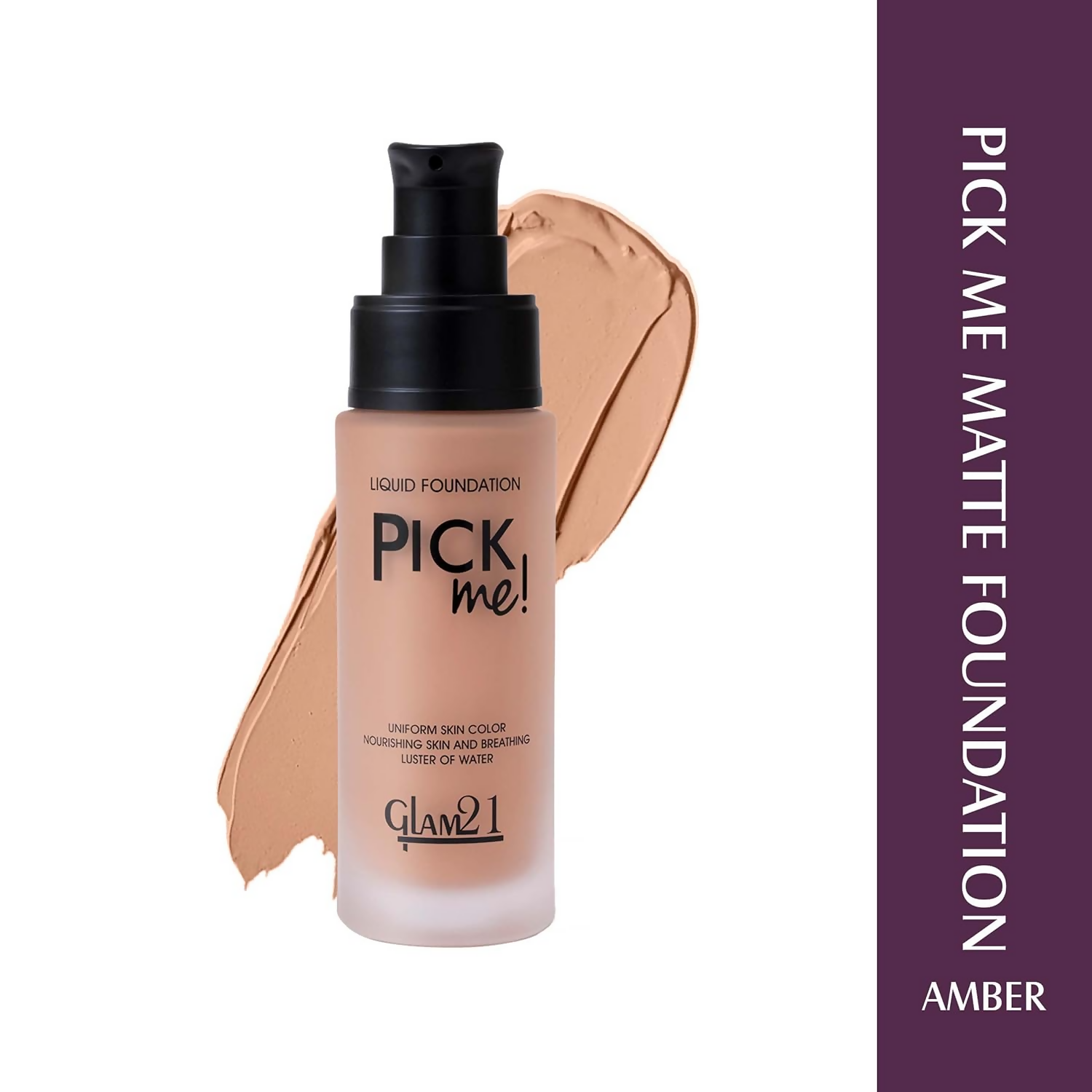 Glam21 Pick Me Matte Foundation - Amber | Grocsy