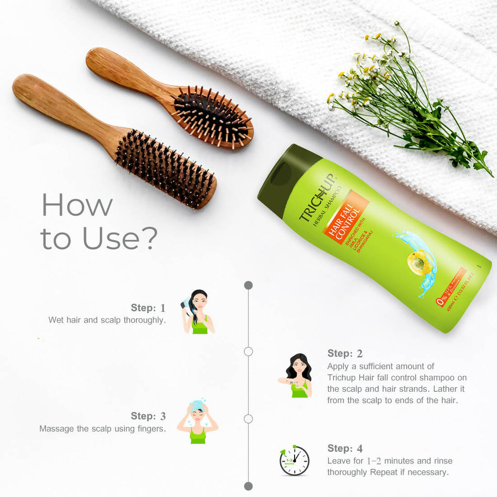 Vasu Healthcare Trichup Hair Fall Control Natural Shampoo | Grocsy