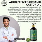 Ivory Natural Wood Pressed Organic Castor Oil For Healthy Skin & Hair Wellness | Grocsy