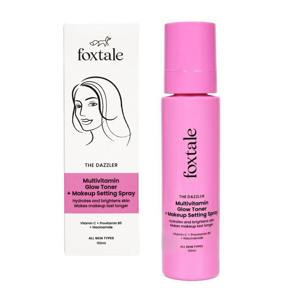 Foxtale The Dazzler Multivitamin Glow Toner + Makeup Setting Spray | Grocsy