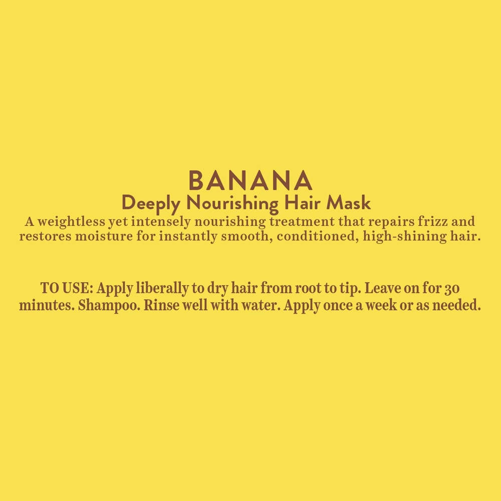 Biotique Advanced Organics Banana Deeply Nourishing Hair Mask | Grocsy