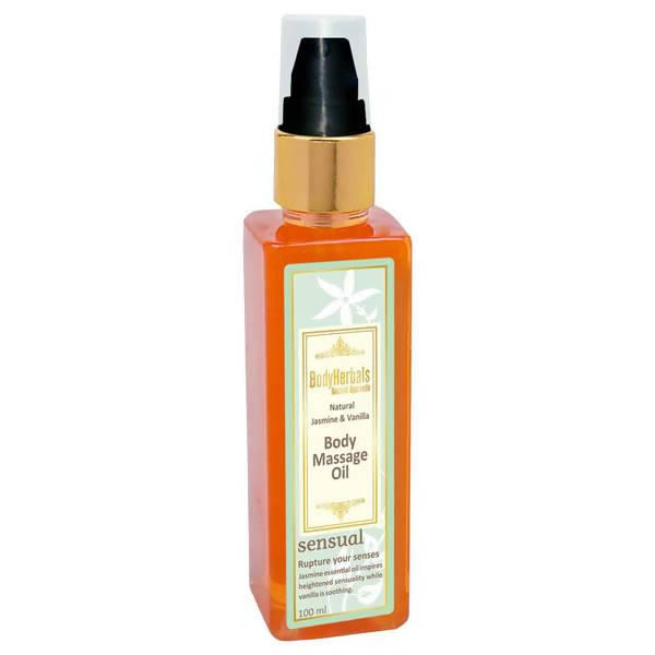 Bodyherbals Sensual Jasmine & Vanilla Body Massage Oil | Grocsy