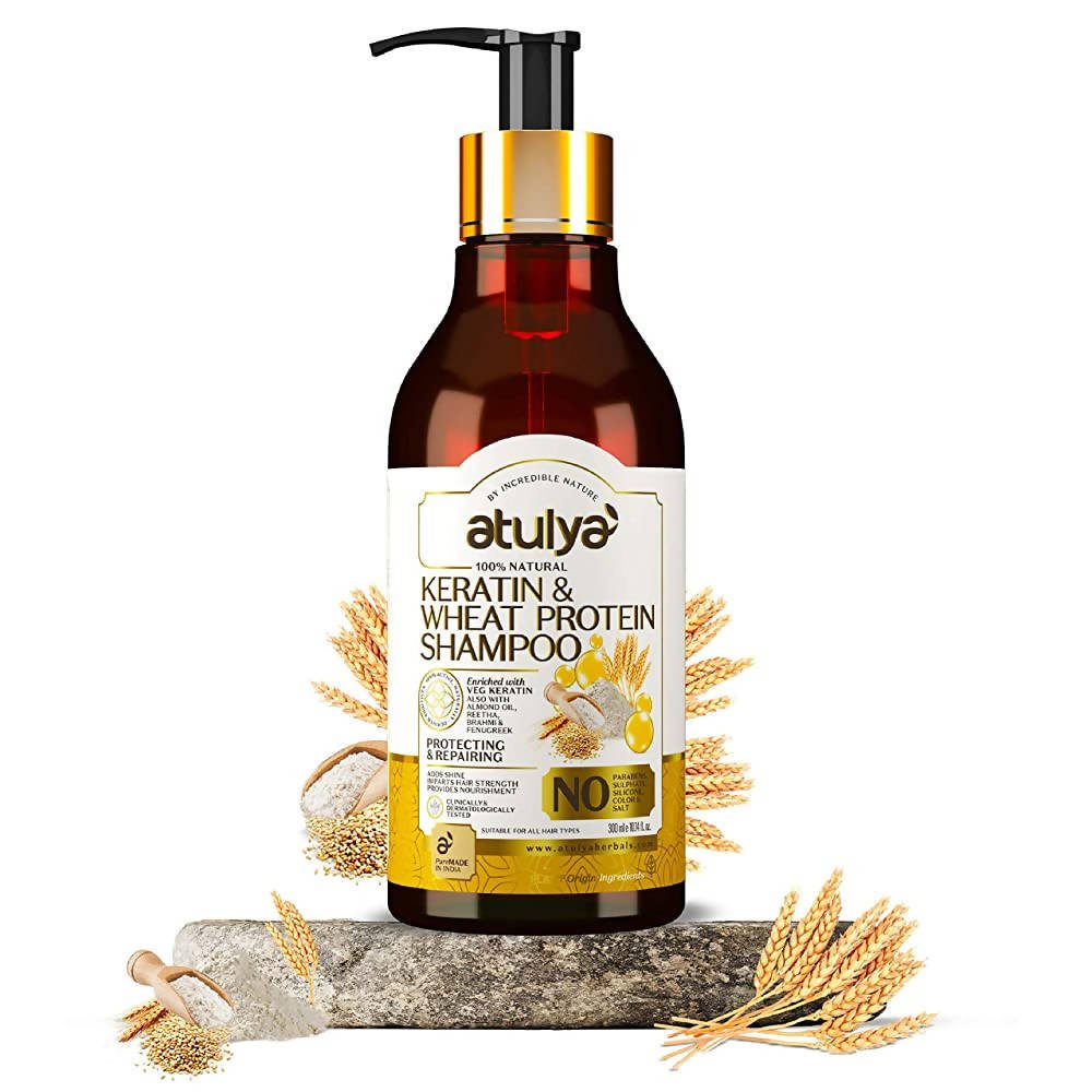 Atulya Keratin & Wheat Protein Shampoo | Grocsy