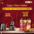 Tata Coffee Quick Filter Coffee Powder Tin | Grocsy