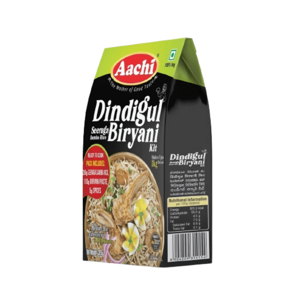 Aachi Dindigul Seeraga Samba Rice Biryani Kit | Grocsy