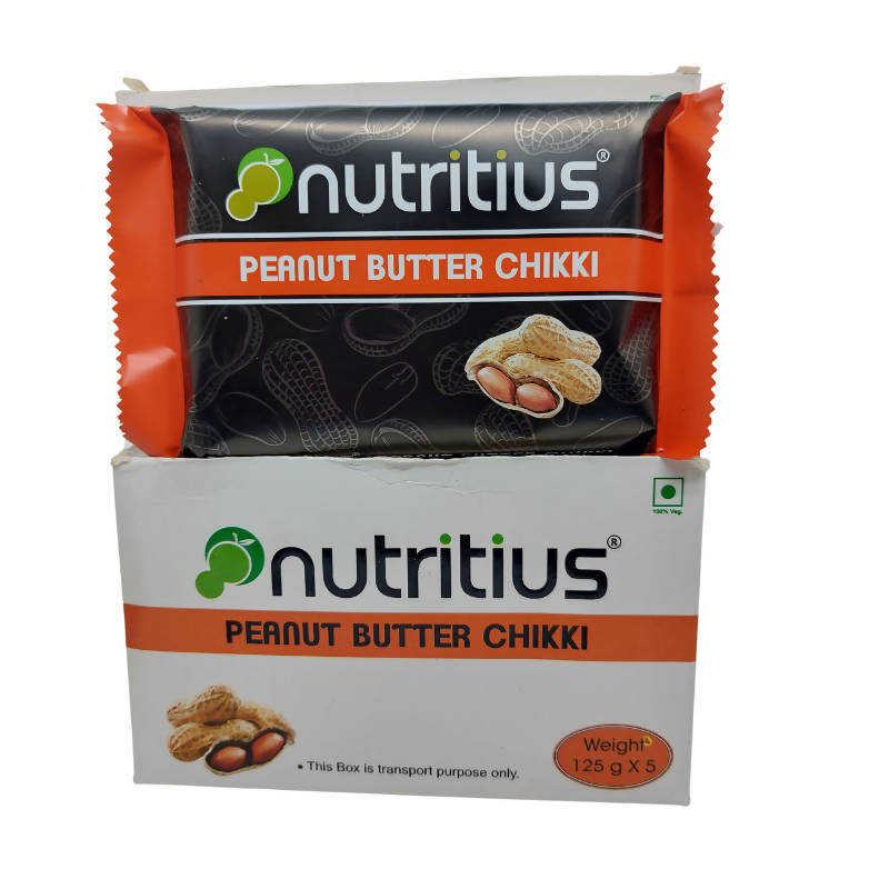 Nutritius Peanut Butter Chikki | Grocsy