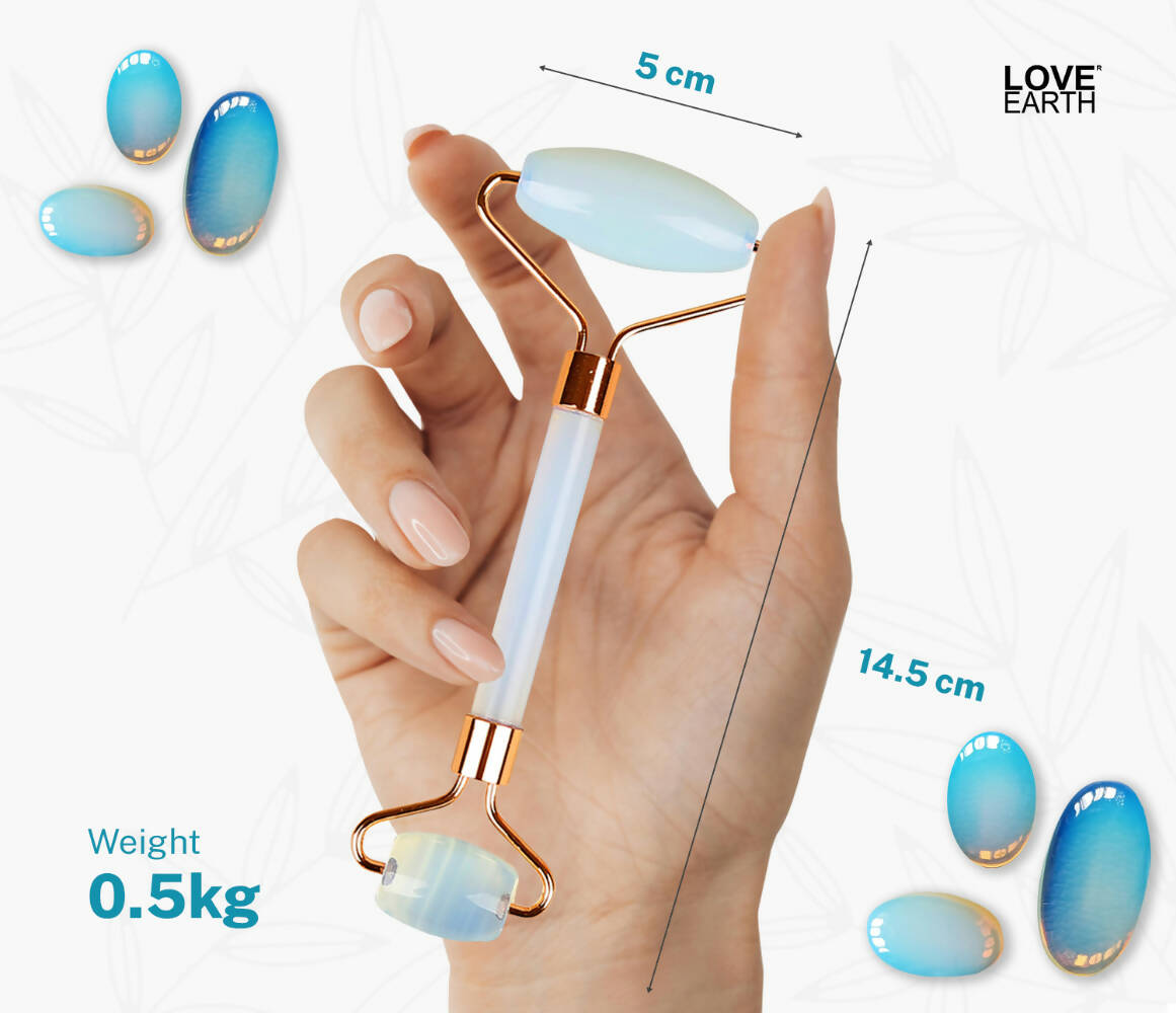 Love Earth Opalite Face Roller | Grocsy