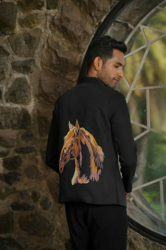 Stirrup Black Shacket by Hilo Design | Grocsy