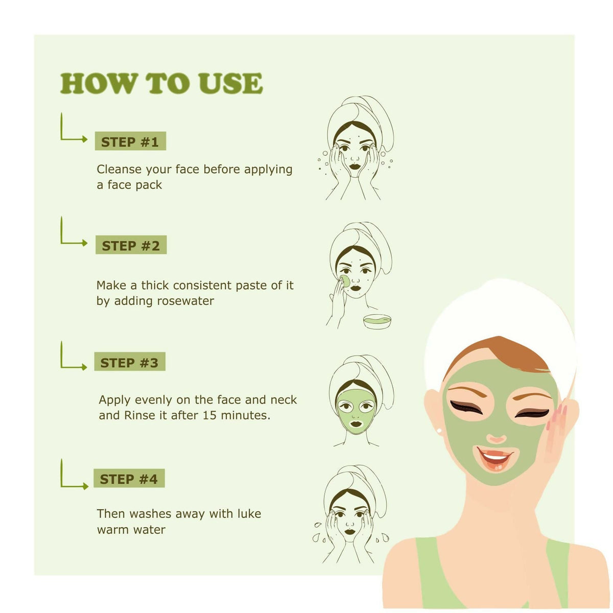 Kimayra Aloe Vera + Cucumber Face Pack Powder For Refreshing Glow Skin, Helps In Anti ?Ageing | Grocsy