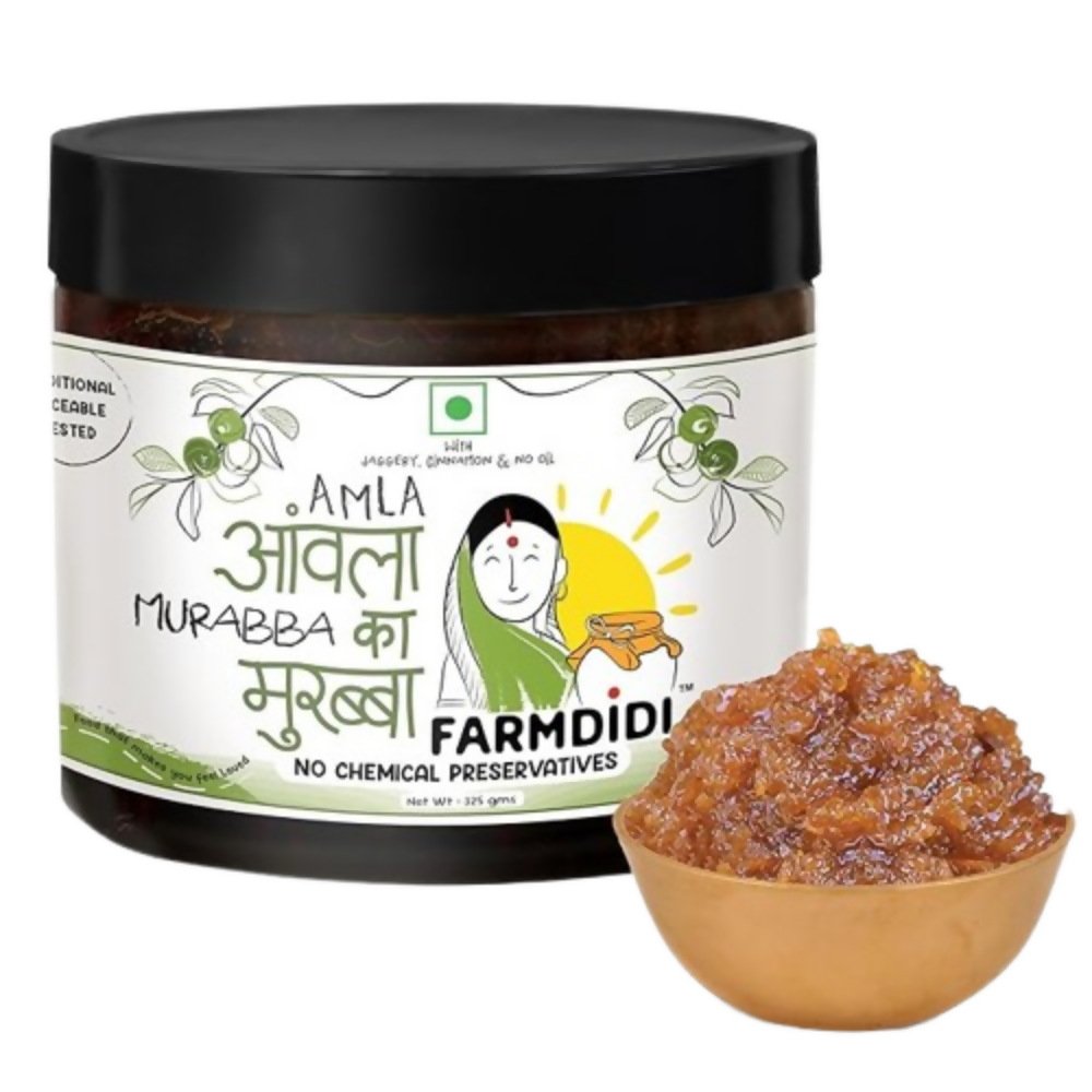 FarmDidi Amla Aavla Murabba |Gooseberry Pickle - Sweet & Sour | Grocsy