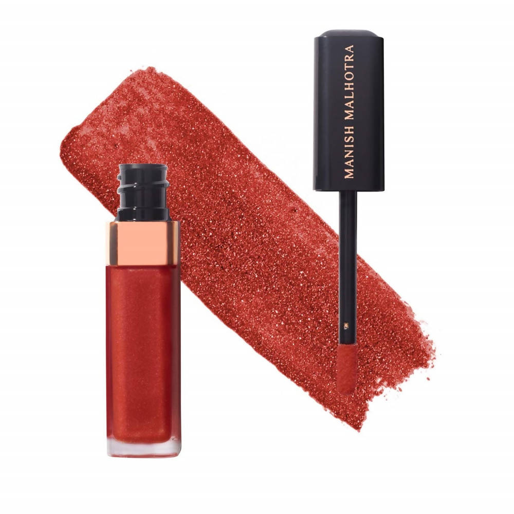 Manish Malhotra Hi-Shine Lip Gloss - Ravishing Red | Grocsy
