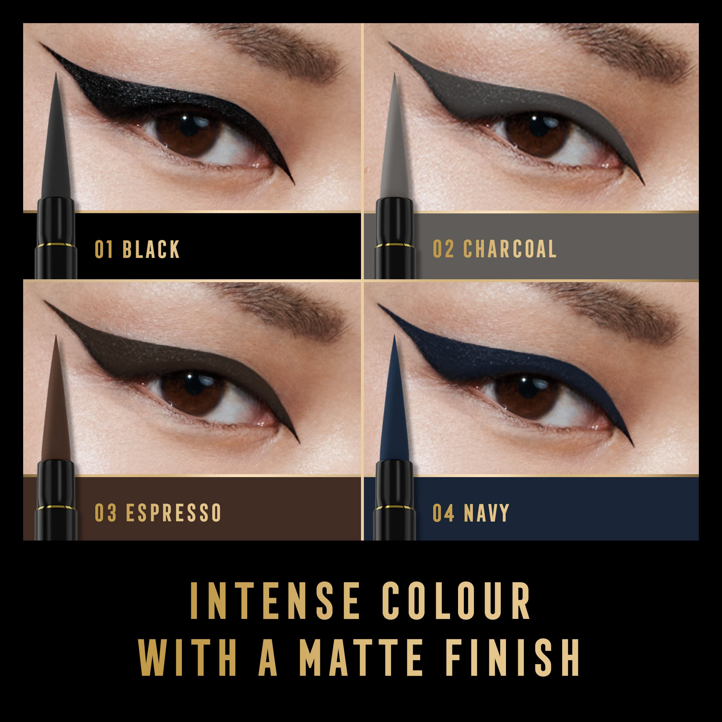 Max Factor Masterpiece Matte Liquid Eyeliner - Black | Grocsy
