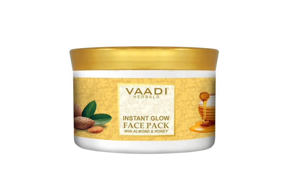 Vaadi Herbals Instaglow Almond And Honey Face Pack | Grocsy