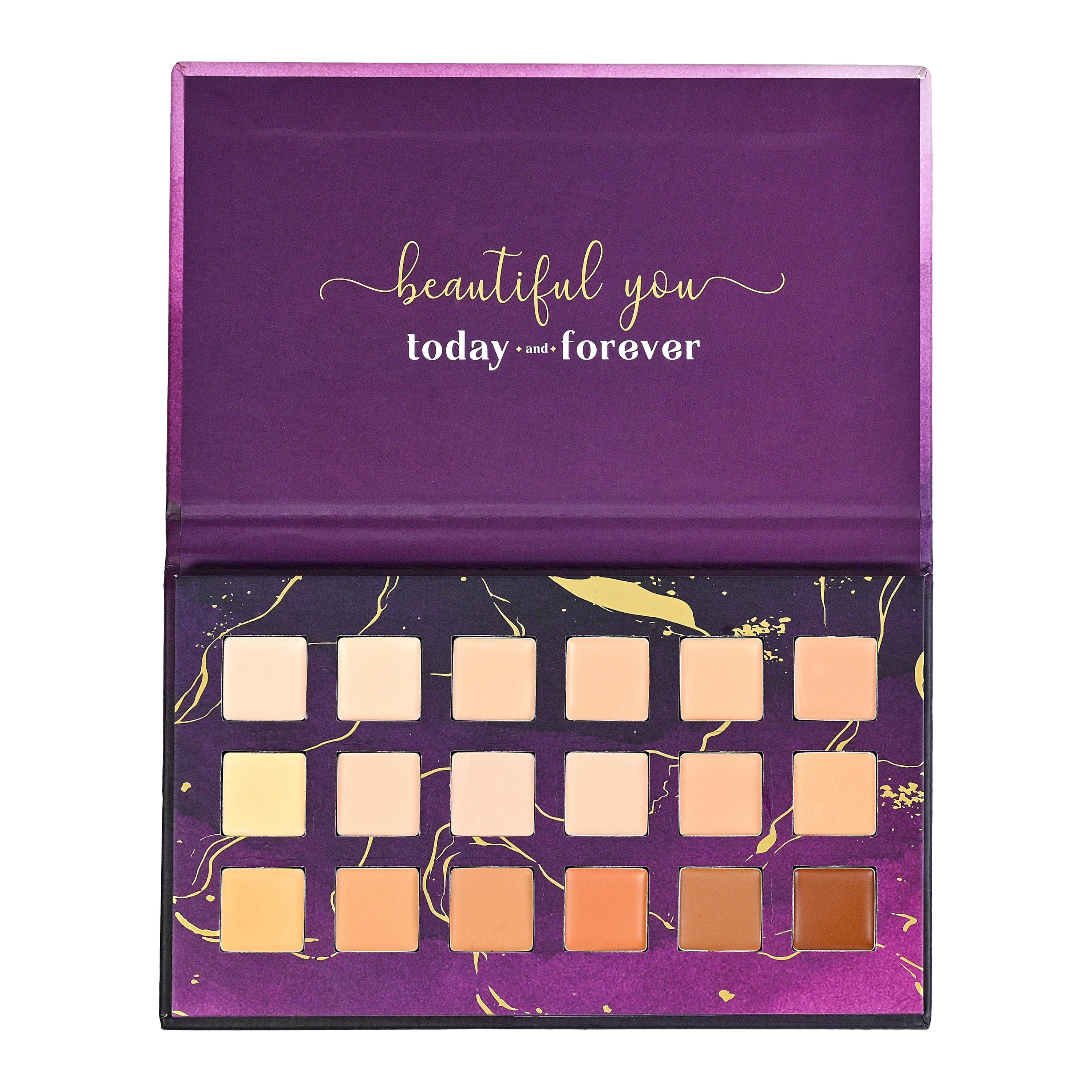 Aflairza The Flawless Edit – Aspire Edition | Mini Conceal & Correct Palette, 18 Super-Creamy Shades | Grocsy