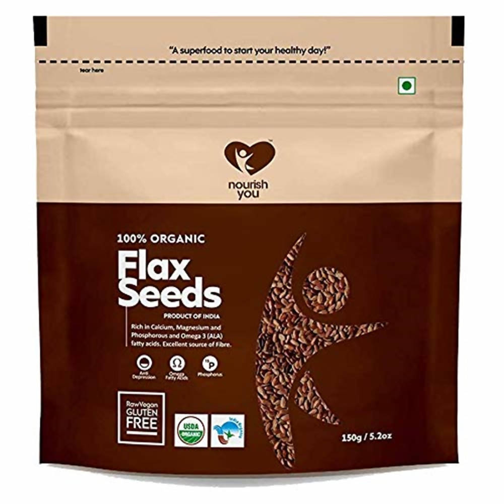 Nourish You Organic Flax Seeds | Grocsy