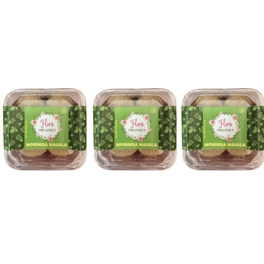 Flora Organics Moringa Masala Cookies | Grocsy