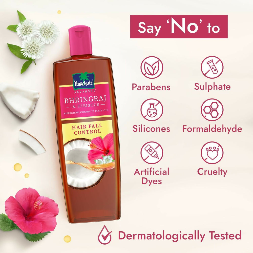 Parachute Advansed Bhringraj & Hibiscus-enriched Coconut Hair Oil | Grocsy