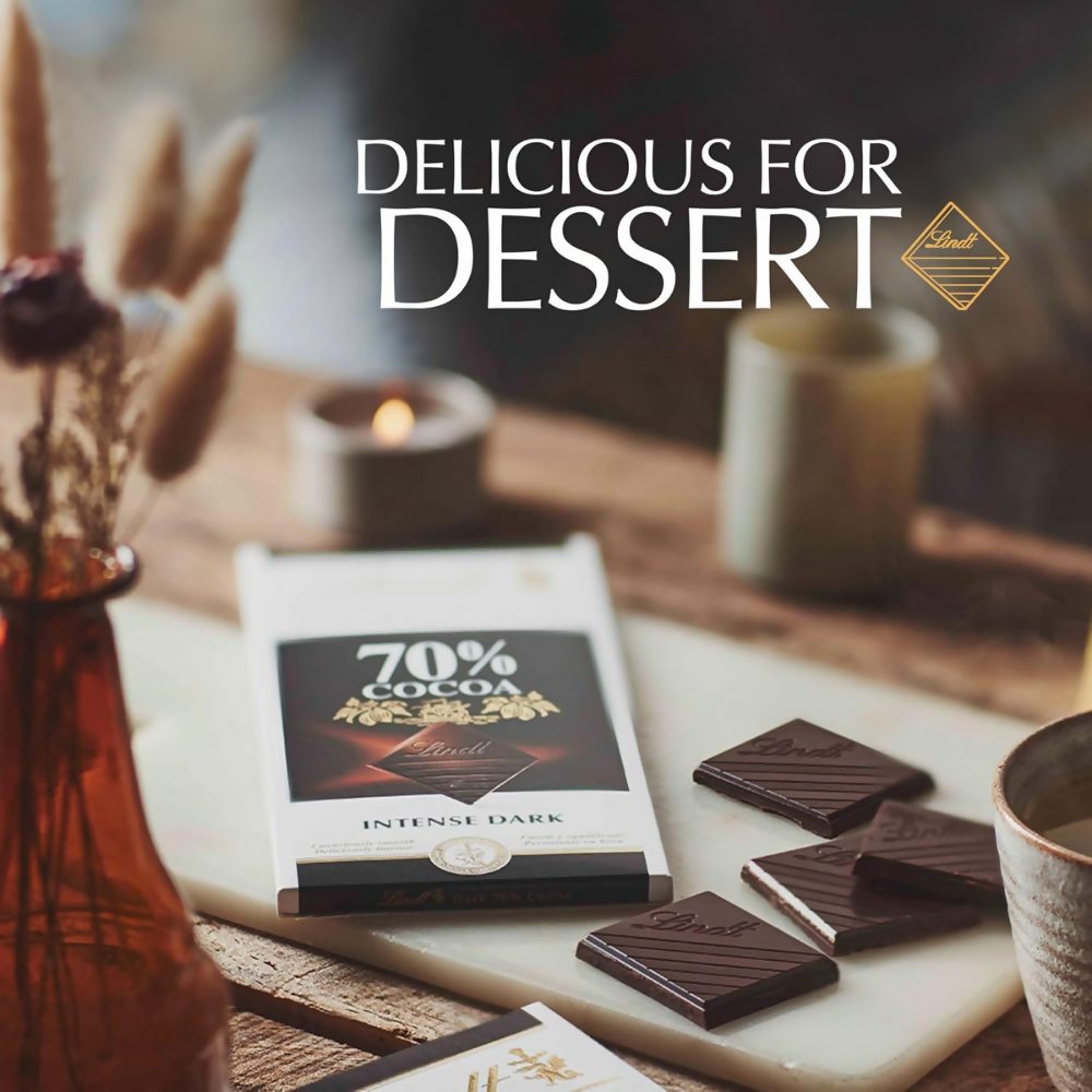 Lindt Excellence 70% Cocoa Dark Chocolate | Grocsy