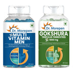 Dr. Morepen Gokshura & Multivitamin Men Tablets Combo | Grocsy