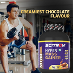 Scitron Nitro Series Hyper Mass Gainer Milk Chocolate | Grocsy