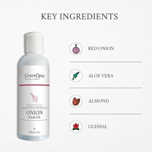 GreenOpia Naturals Onion Hair Oil | Grocsy