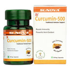 Sunova Curcumin-500 Traditional Immune Support Capsules | Grocsy