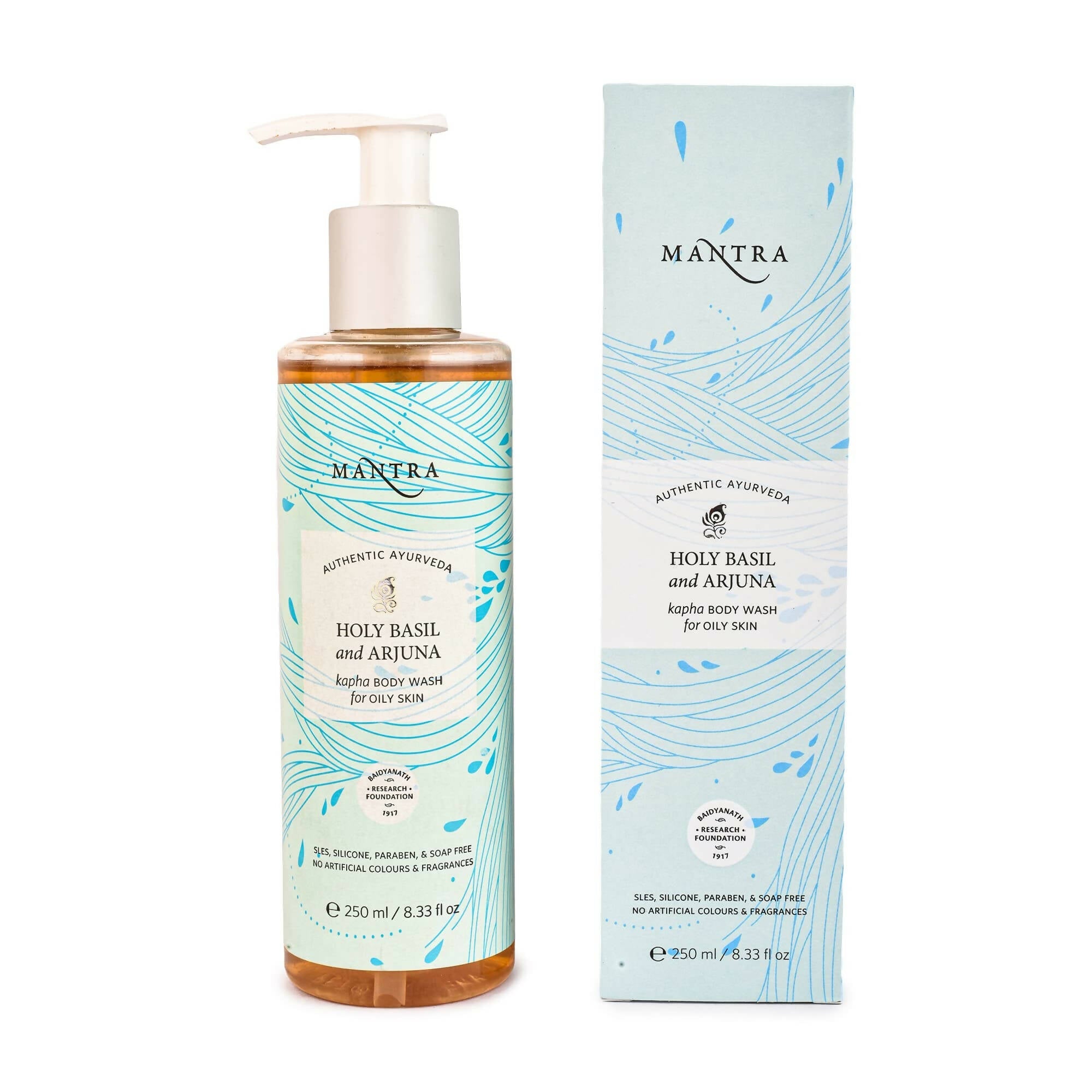 Mantra Herbal Holy Basil and Arjuna Kapha Body Wash For Oily Skin | Grocsy