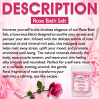 VedicAyurveda Rose Bath Salt | Grocsy
