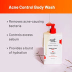 Chemist At Play Salicylic Acid Acne Body Wash & AHA Underarm Roll On Combo | Grocsy