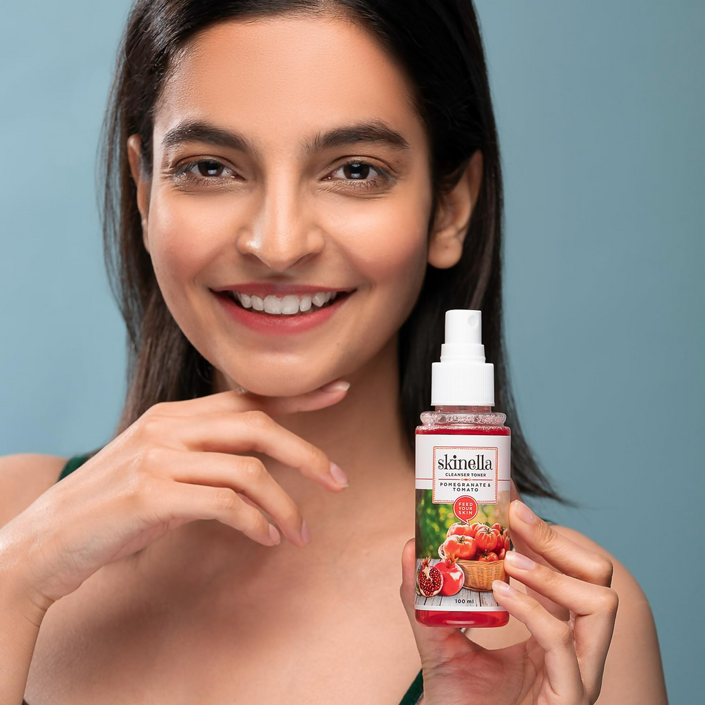 Skinella Pomegranate & Tomato Cleanser Toner | Grocsy