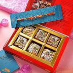 Ethnic Pearl N Mauli Rakhi With Figberry | Grocsy